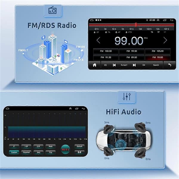 2G+32G Android 13 9 tommers bilstereo Carplay Android Auto for N-BOX 2011-2017 RHD, Bluetooth Wifi FM ryggekamera