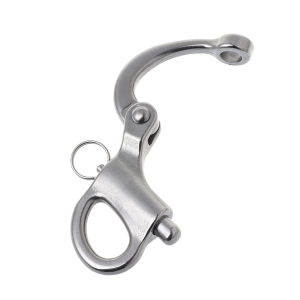Rigging i rustfritt stål Seiling Fast bøyle Snap Shackle Fixed Eye Snap Hook Seilbåt Seilbåt Yacht Living 52mm