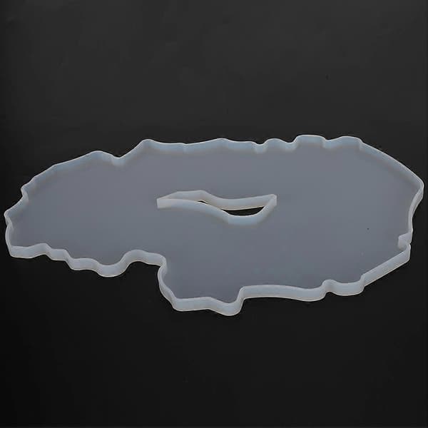 DIY Silikon Coaster Making Mould Tea Ware Tray Mold Dekorative Håndverk
