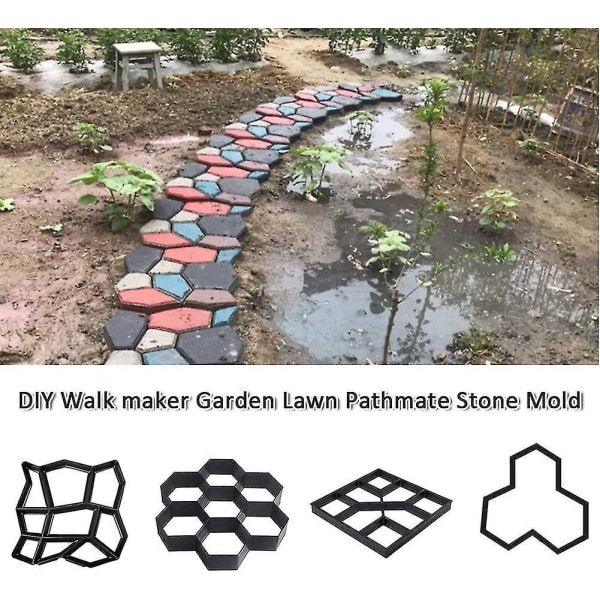 Plastgolv form Beläggningsform, molds Stenar , Stepping Stone