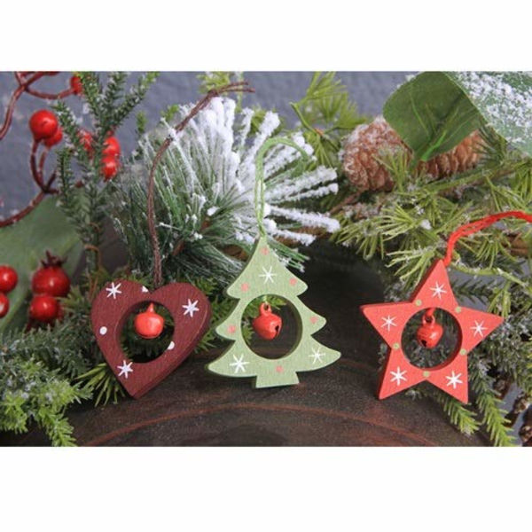 Jul Träfågeltillbehör Julgransprydnader