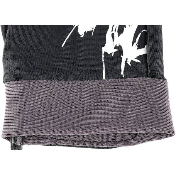 Elastisk Lycra 3 finger display billard skydehandske L dark grey l