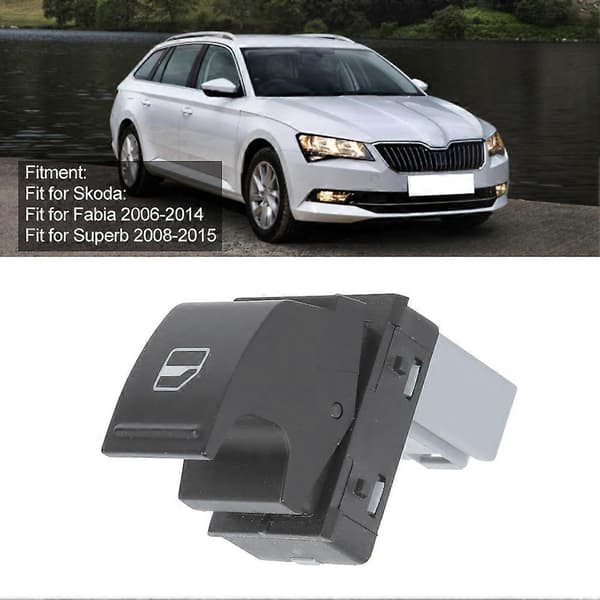 Elektrisk vindusheisbryter erstatning 5JD959855 passer til Skoda Superb/Fabia