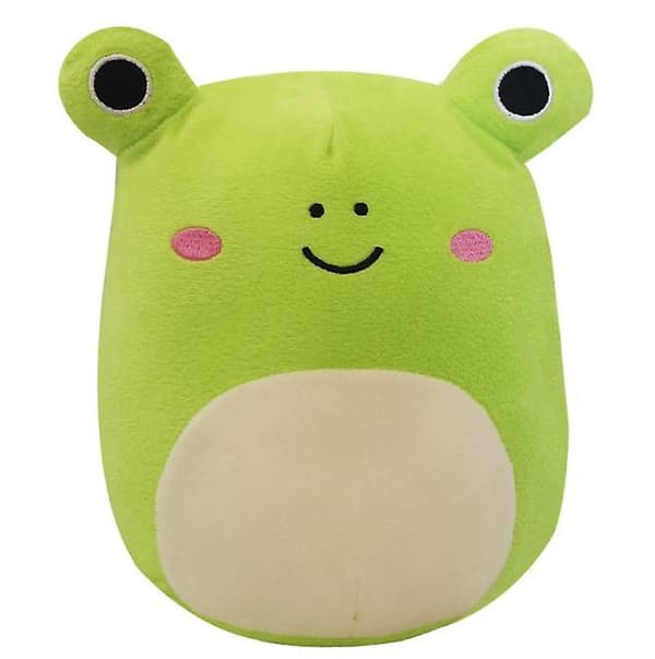 Plysch Doll Kudde Kudde Julklapp-Grön Groda, 20cm