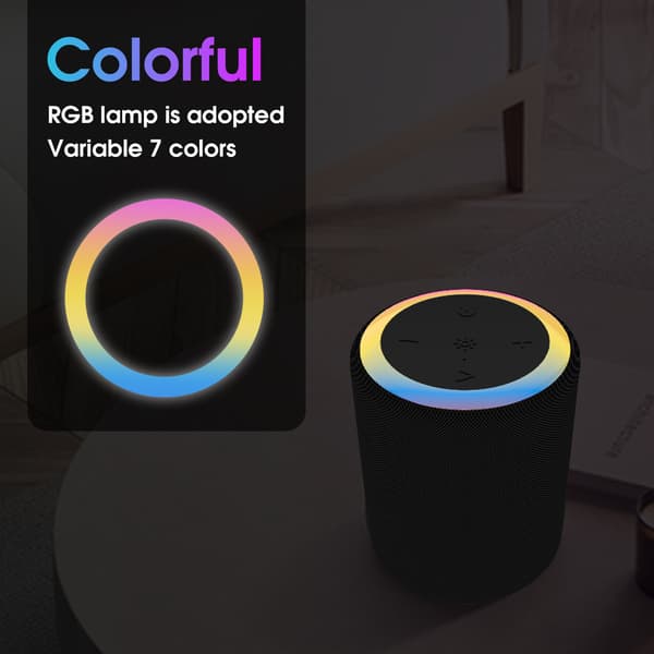 Vanntett Bluetooth-høyttaler for utendørs bruk - Grå, Cylinder Dazzle Mini