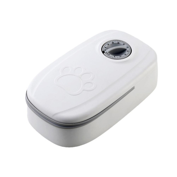 350ml/700ml Smart Foderautomat Intelligent Automatisk Tidsindstillet Foderautomat grey one