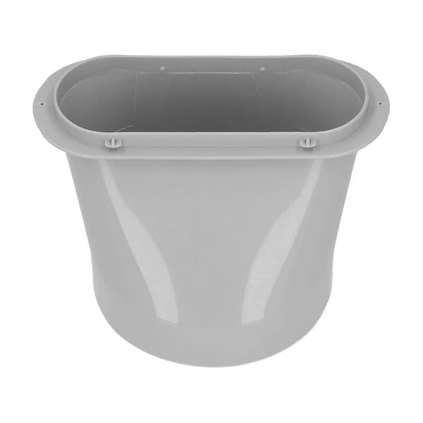 Airconditionerslangeforbindelse Universal Flad Mund ABS 5.9in Kaliber Airconditionrøradapter til Reparation