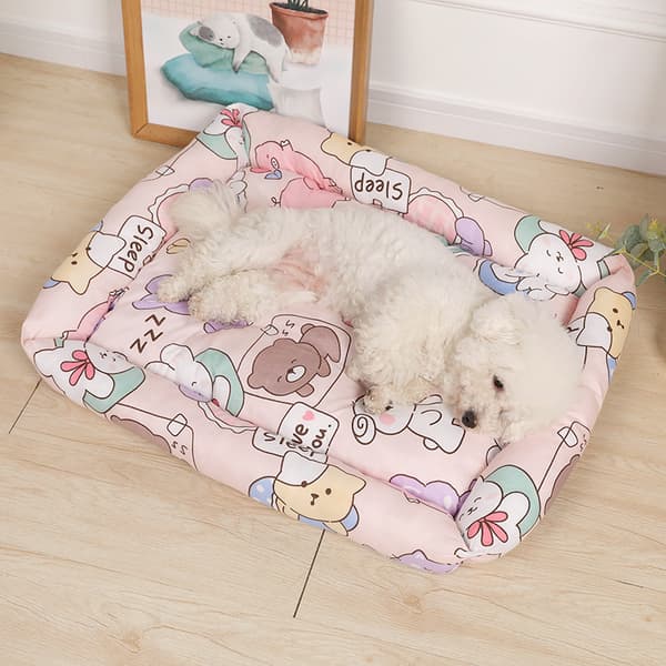 Rektangulær kjæledyrseng, myk hundesofa, XL, 70x90cm