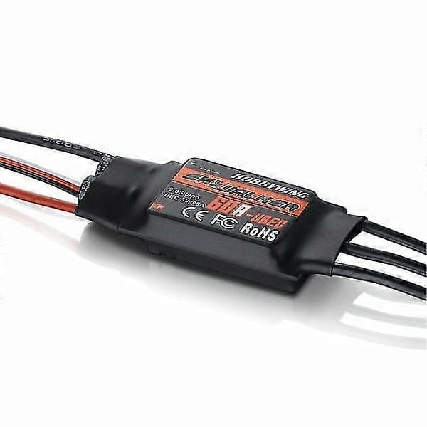 3-6S 60A UBEC børsteløs ESC med 5V/7A BEC for RC-fly