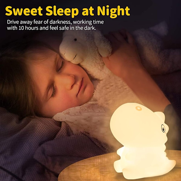 Night Light 7 Farveskiftende LED Portable Touch La