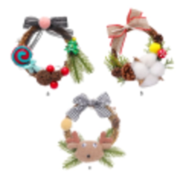 Xmas Ribbon Julgransprydnader Cane glitterremsor Party Elk