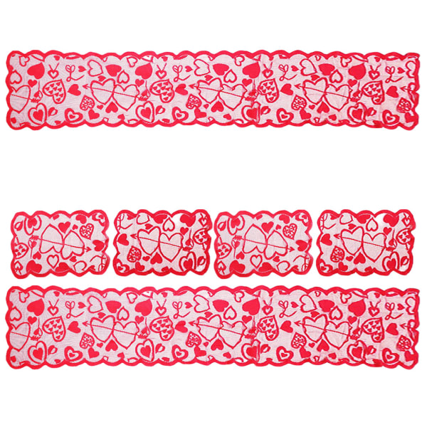 Bordslöpare Dekoration Bordsduk Tvättbar bordsunderlägg i polyester Table Runner