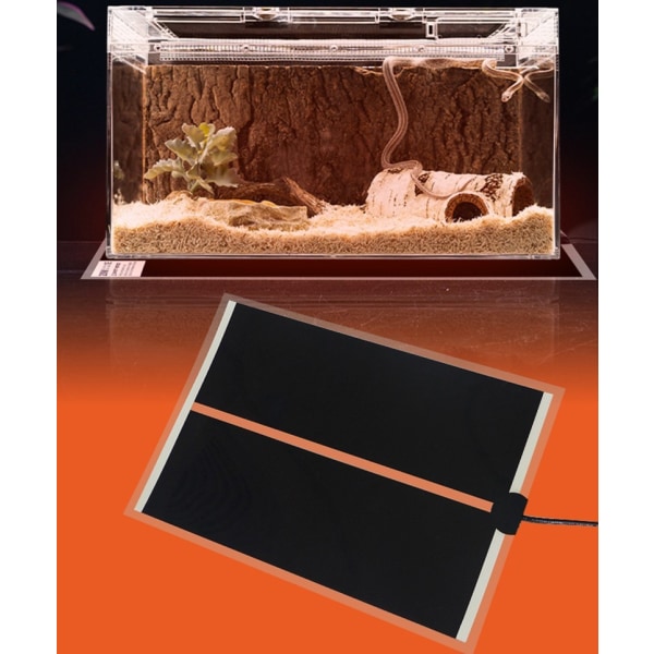 4/7/14/20W Reptil Vivarium värmematta Varm värmedyna+termostatkontroll 220V 7W 150*280mm