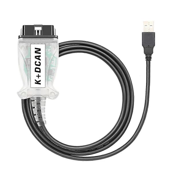 K+DCAN-brikke for OBD2 bildiagnoseverktøy Skannerbryter USB-grensesnittkabel K + DCAN for