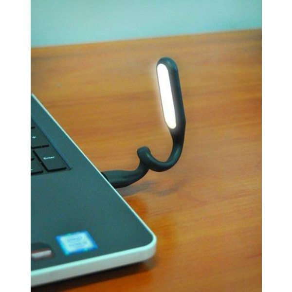 1-Pak - USB LED-lampe til Bærbare Computere - Fleksibel-sort
