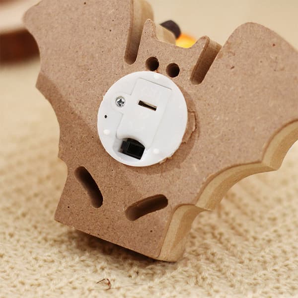 LED pumpa lykta bat och bokstav pumpa prydnad batteri Bat + Alphabet Pumpkin