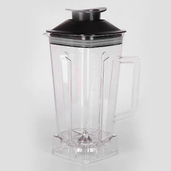 Reservekande til Blender Reservedel Transparent 2l Kapacitet Blender Reservedel Kompatibel med Sølv
