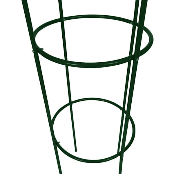 vidaXL Växtstöd obelisk 2 st green