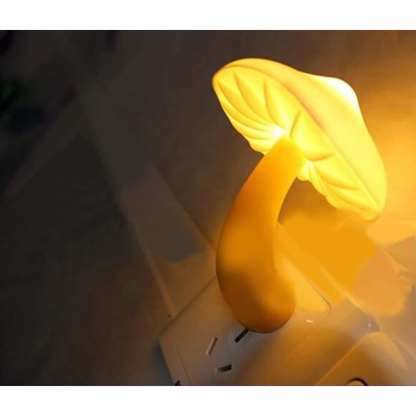 2Pack Mushroom Night Light Stick in lampa för väggdekoration