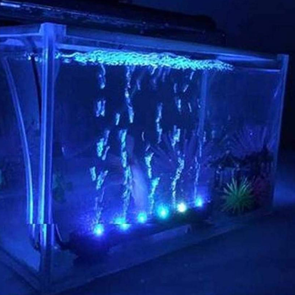 Luftkontrollventil for akvarium, luftventil for fisketank, rustfritt metall 4 heads