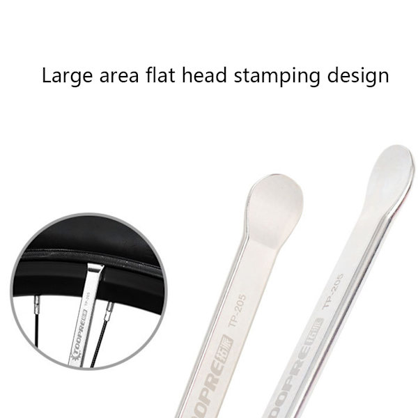 Bike Tire Spak MTB Cykeldäck Spoon Remover Stål Cykelhjul Reparationsverktyg Silver