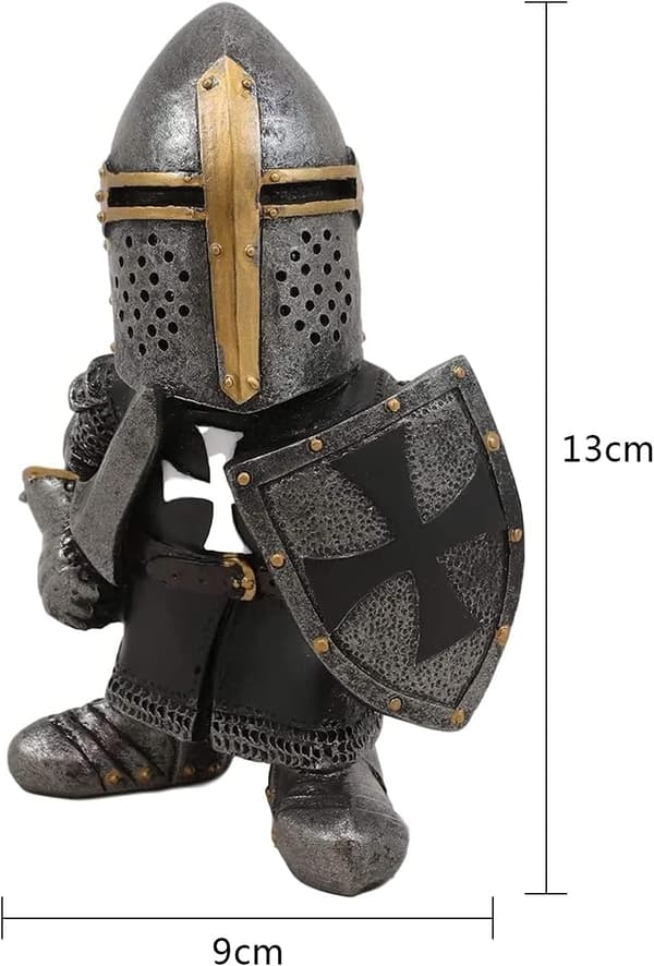 Trädgårdstomte Trädgårdsstaty Guardians Guard Armor Knight