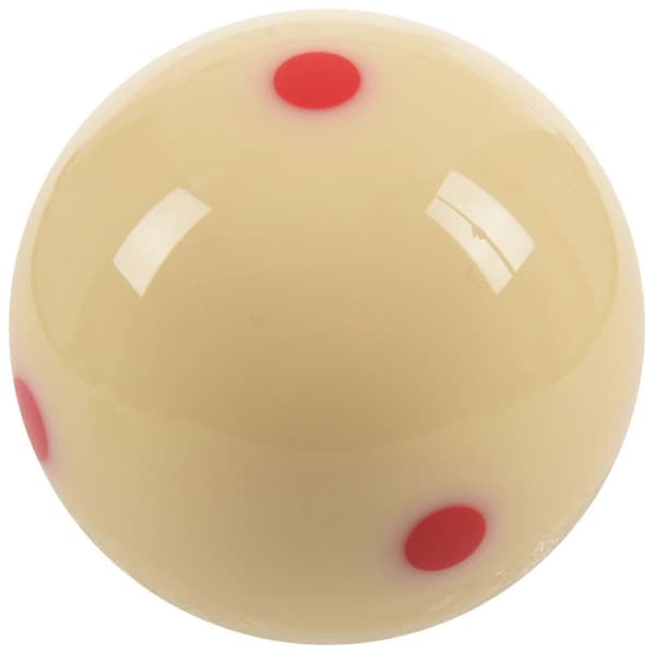 2.25 tum 57 mm 6 Röda Prickar Köboll Pro Cup Biljard Pool Snooker Träningsövning