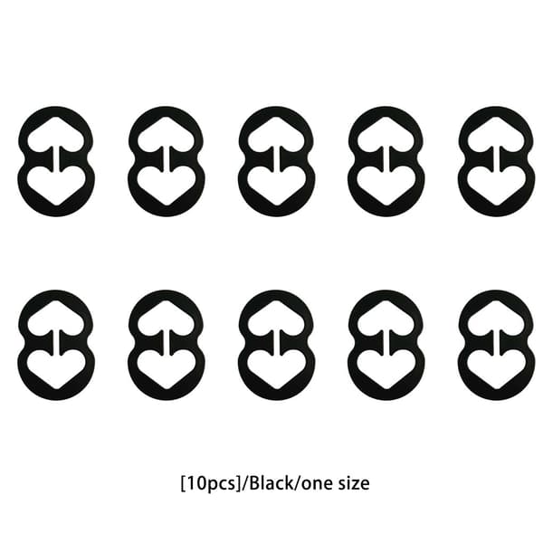 1/2/3/5 10 stykker Dame BH Strop Clip Udskiftning Piger Damer Black 1 Pc