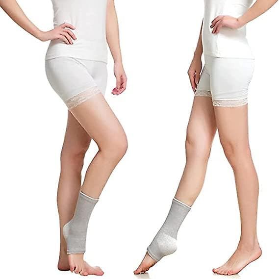 Bambu-kompressiosukat, bambu Anti Fatigue -sukat nukkumiseen, harmaa