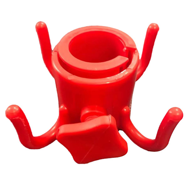 Strandparaplykrokhängare Paraplykrok Strandparaplyväskor Hållare hängkrok Red square