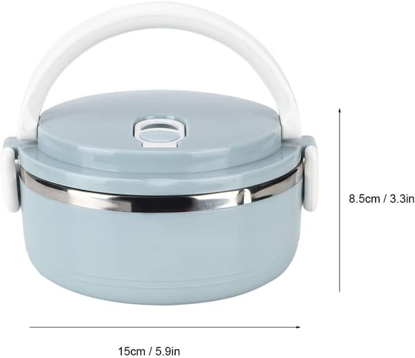 Matlåda. Bärbara 304 rostfria lunchbehållare för varm mat