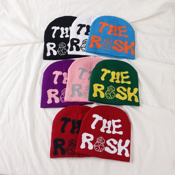Alfabetet cap strikket hue cap vinterhold varm cap A7