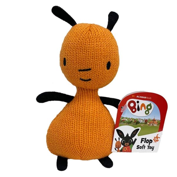 4-Pack BING Gosedjur Bing Flop Amma Pando Plush Leksak 20cm multicolor