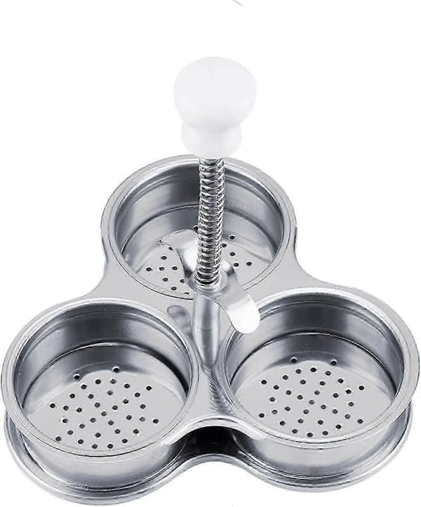 Romantisk gave eggkokere, eggkoker, eggkoker, eggform i non-stick stål for