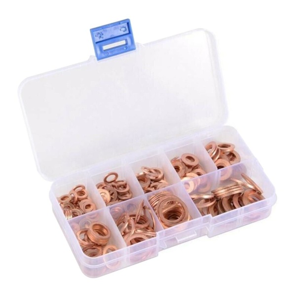 Kopparpackning Koppartätning Solid 300PCS