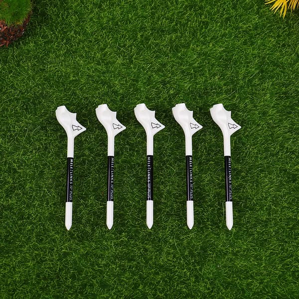 10 Golf Tees 10° Diagonal Insert Rhombic Golf Ball Hållare 8.3*2CM