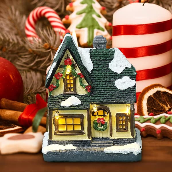 Europeisk Jul Glødende Lite Hus Igloo - Ny Julepynt