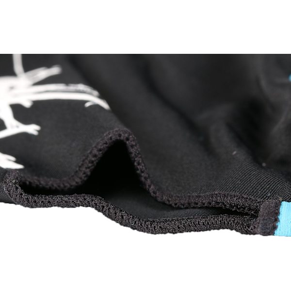 Elastisk Lycra 3 finger display billard skydehandske M sky blue m