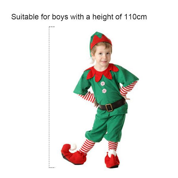 Nissekostyme, tunika og hatt, gutter, 110 cm