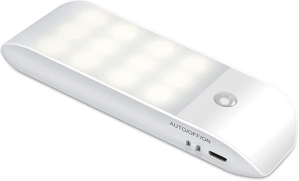 Automatisk LED-nattljus, USB uppladdningsbar rörelsesensor Night L