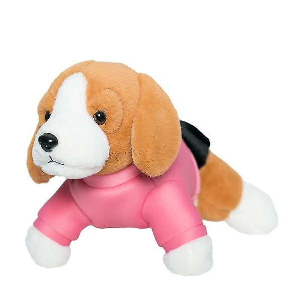 Söt naturtrogen Beagle Hund Plyschleksak Realistiska gosedjur Hund Barn Heminredning Djuraffär Födelsedagspresent Tjej Alla hjärtans present Beagle dogs pink 60cm