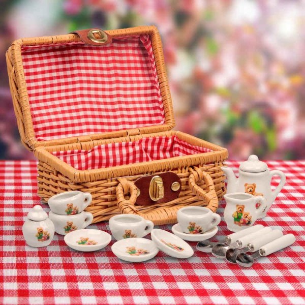 Picknickset för Barn - Picknick Väska med Tillbehör multicolor