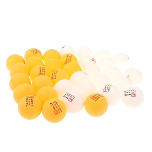 10/50 stk. Bordtennisbold 3 Stjerner Konkurrencetræningsbolde White 50PCS