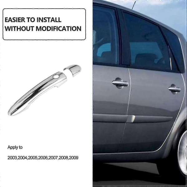 Renault Scenic 2 II 2003 2004 2005 2006 2007 2008 2009 krominen ovenkahvan suojus A