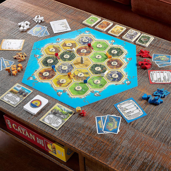 Catan Board Game (base Game) Family Board Game Board Game For Adults And Family Board Game Ages 10+ For 3 To 4 Players