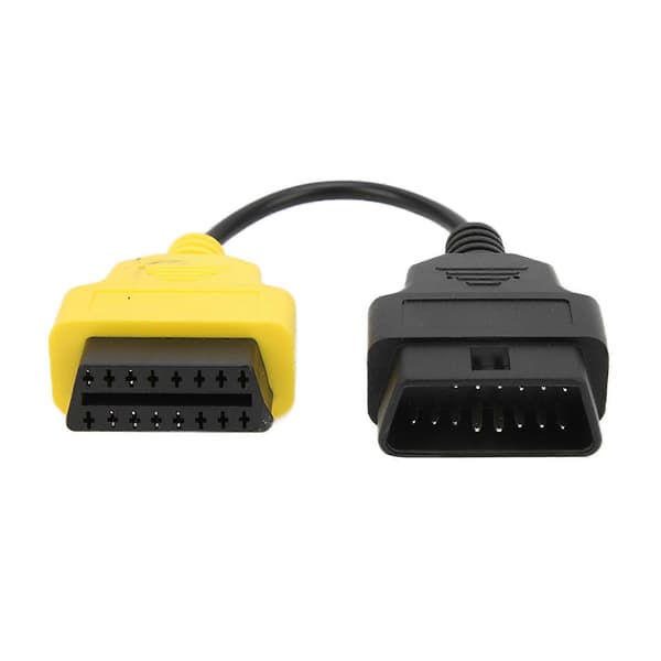 4 stk. OBD2-scannerkabeladapter Diagnosestik Bilscannerværktøj Erstatning for Fiat ECU
