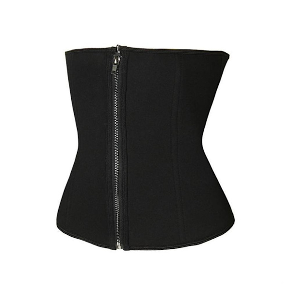Bastu svettbälte för viktminskning Neopren waist trainer Body Sha blackL L