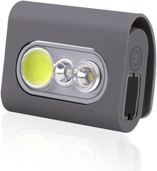 Clip on Running Light, 2000 Lumen LED Jogging Safety Light med