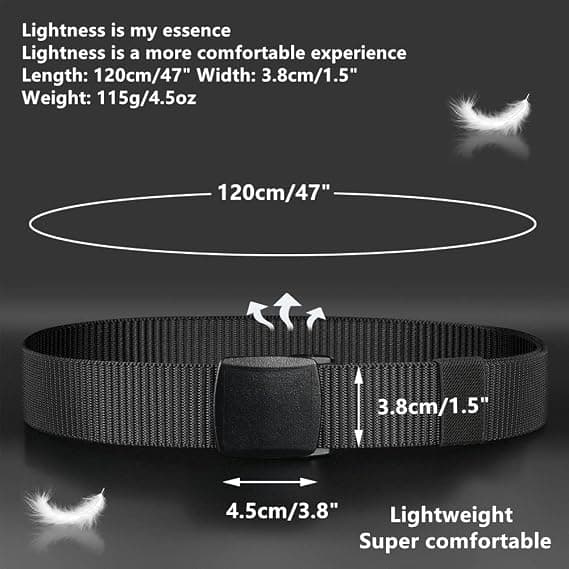 5-pack nylon militär taktiskt bälte Webbing Canvas Outdoor Web Be