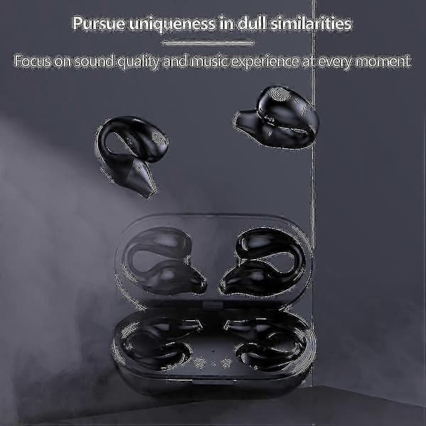 Knogleledningshovedtelefoner Ørekroge Øreclips Hifi Trådløse Bluetooth-øretelefoner